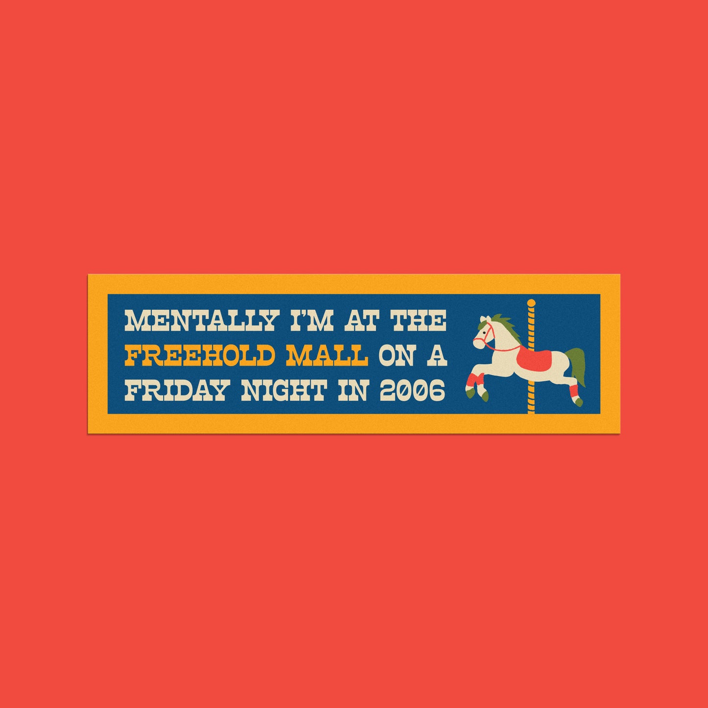 Freehold Mall Car Magnet