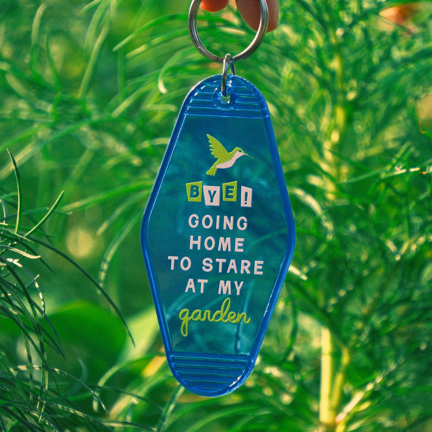 Garden Motel Keychain