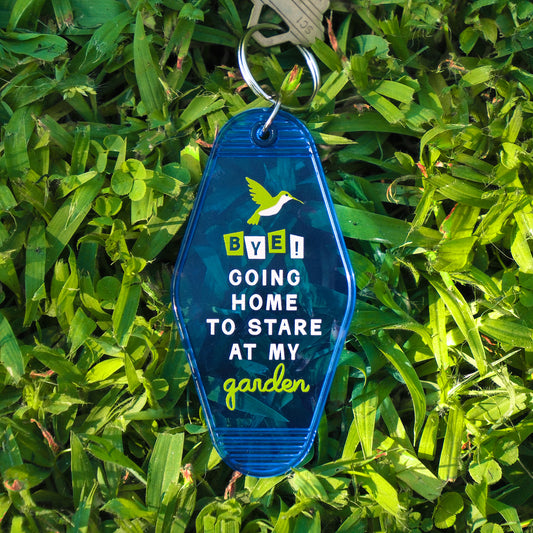 Garden Motel Keychain