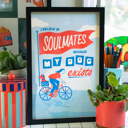 Dog Soulmate 11x17 Print