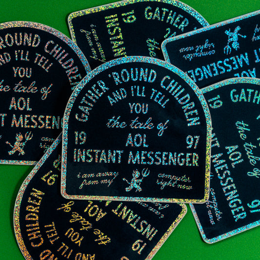 Gather 'Round AIM Sticker