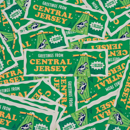 Central Jersey Bumper Sticker