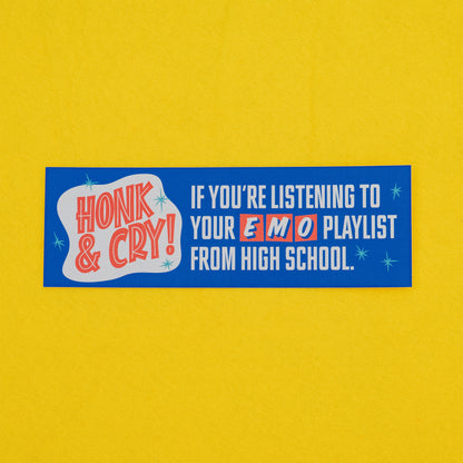 Emo Bumper Sticker