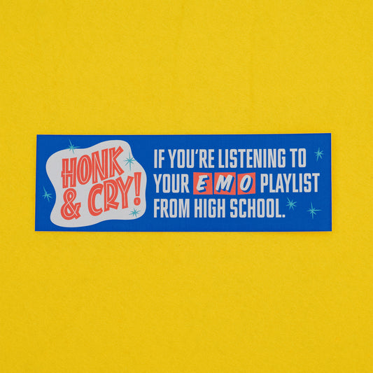 Emo Bumper Sticker
