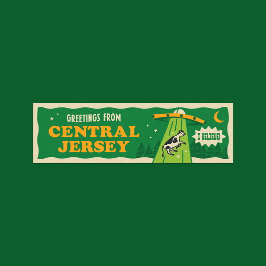 Central Jersey Car Magnet