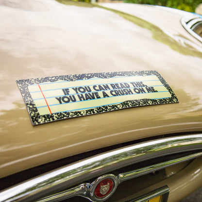 Crush On Me Car Magnet