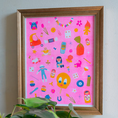 '90s Trinkets 8x10 Print