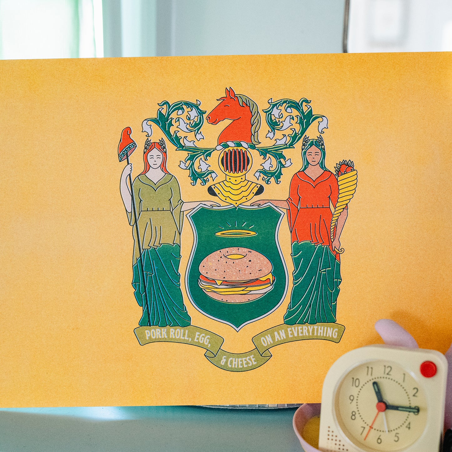 Pork Roll Flag 10x16 Print