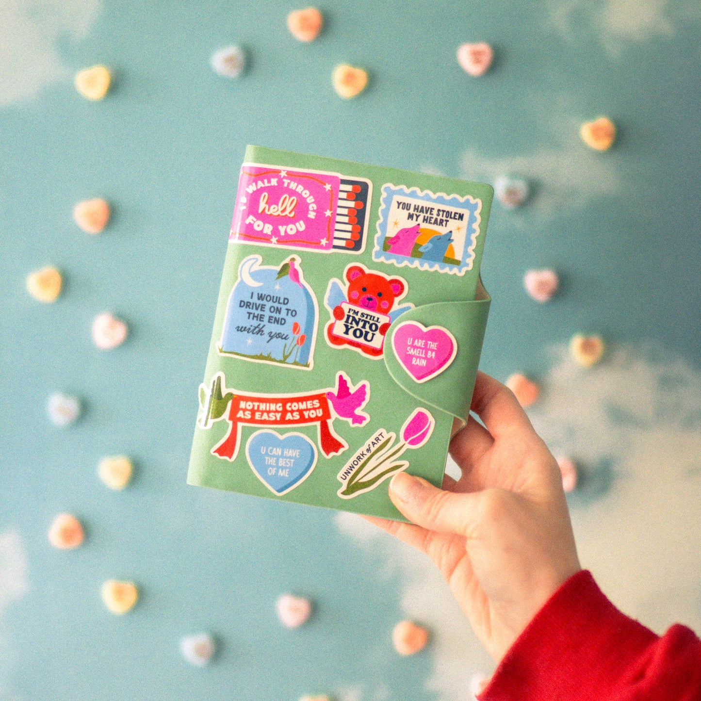 Emo Valentine's Sticker Sheet