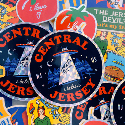 Central Jersey Sticker