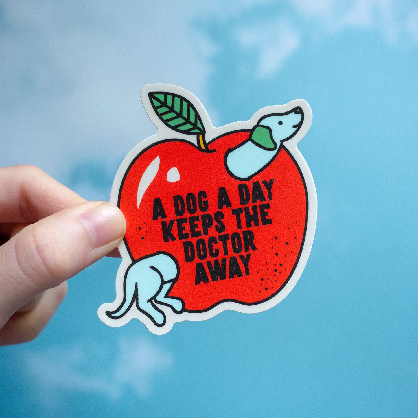 A Dog A Day Sticker