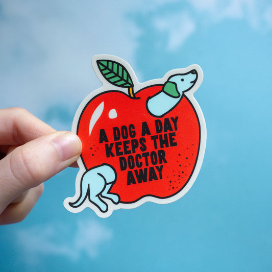 A Dog A Day Sticker