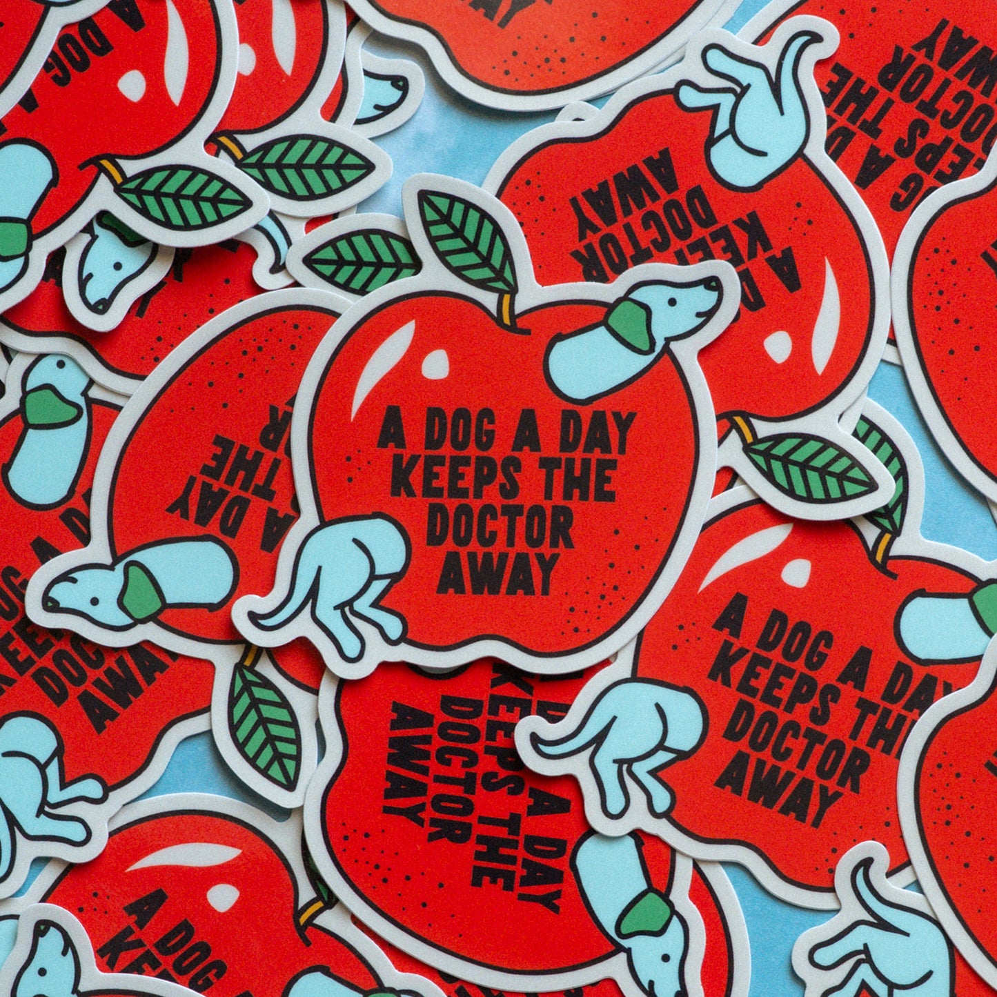 A Dog A Day Sticker